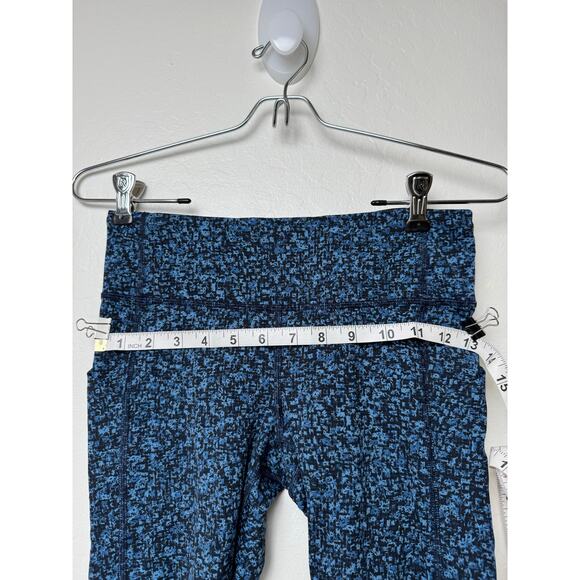 Lululemon  Pace Daisy Dust Illuminight Blue Black Size 4 Small No tags - Picture 3 of 6